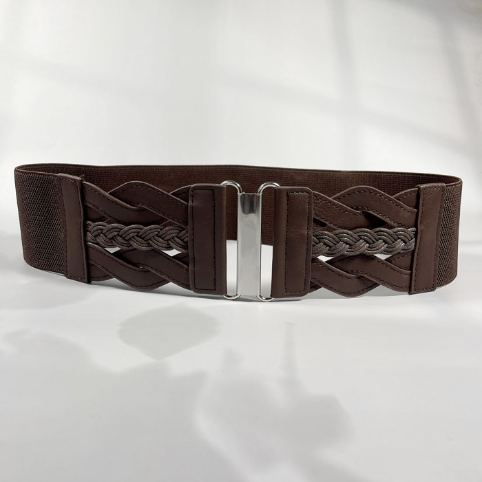 Women's Elastic Wide Belts