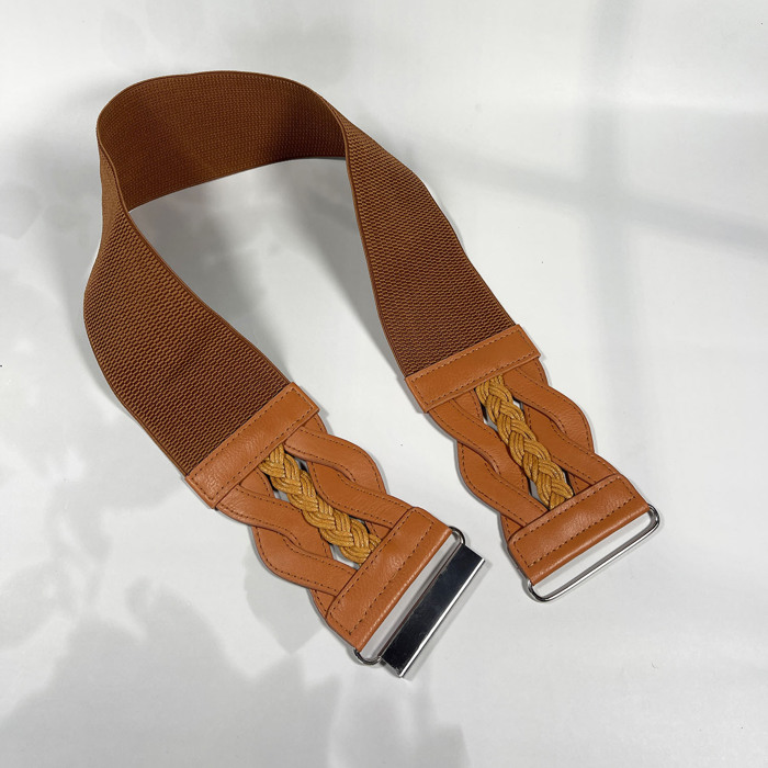 Women's Elastic Wide Belts