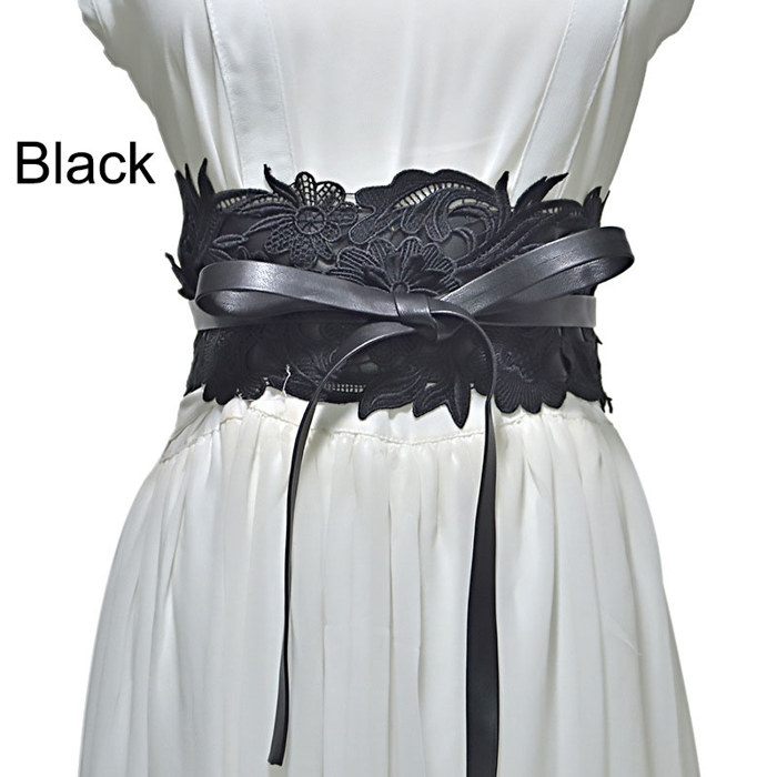 Women's Wide Lace Belt