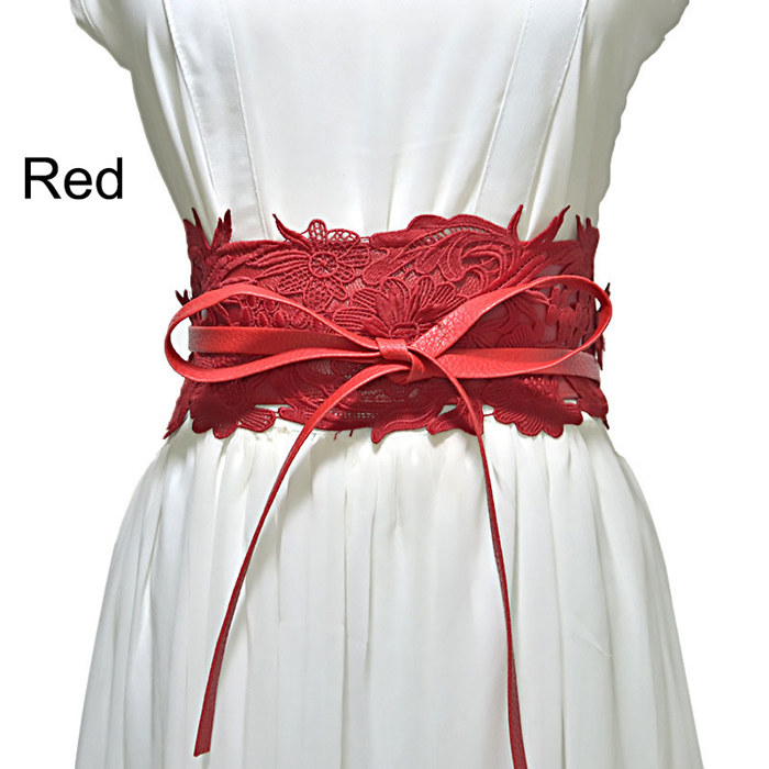 Women's Wide Lace Belt