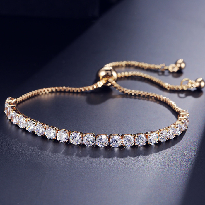 Zirconia Adjustable Bracelet