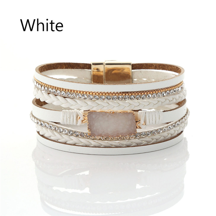 Magnet Buckle Diamond Bracelet