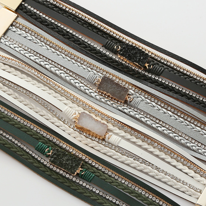 Magnet Buckle Diamond Bracelet
