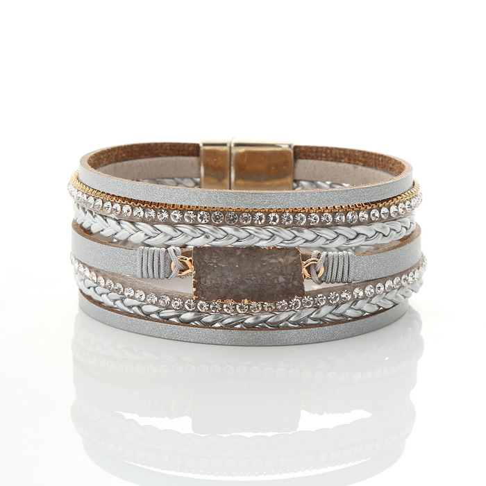 Magnet Buckle Diamond Bracelet