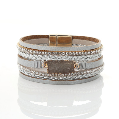 Magnet Buckle Diamond Bracelet