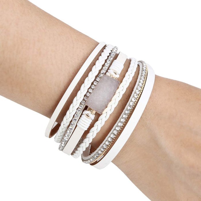 Magnet Buckle Diamond Bracelet