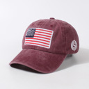 Washed Cotton USA Flag Cap