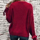  Women Sweater with Arm Lace Up