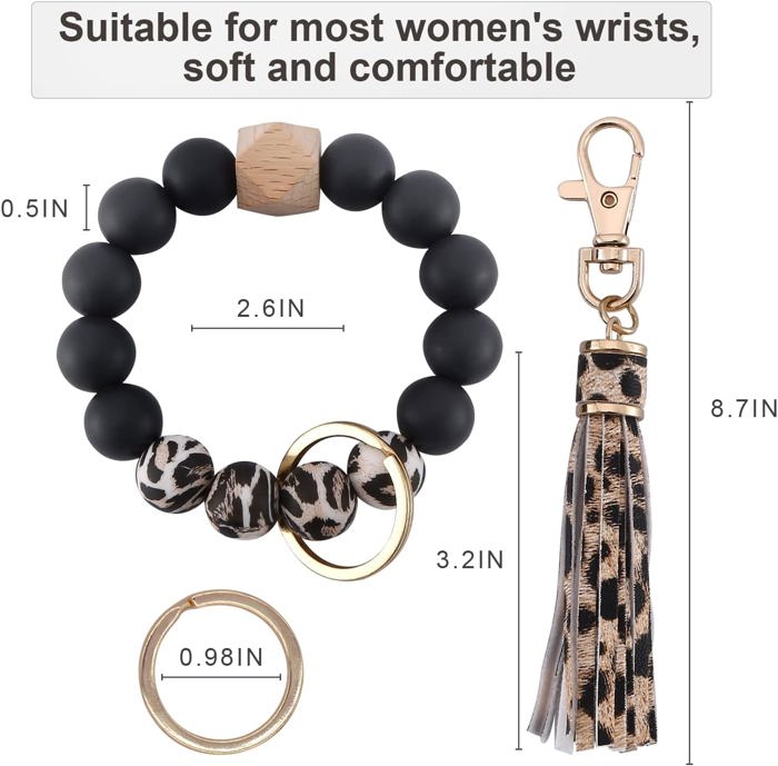 Silicone Keychain Bracelet