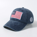  Washed Cotton USA Flag Cap