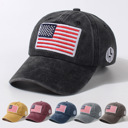  Washed Cotton USA Flag Cap