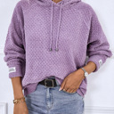 Purple Small Knit Pullover Sweater