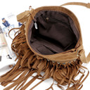  Rivet Tassel Crossbody Bag