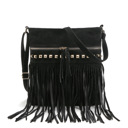  Rivet Tassel Crossbody Bag