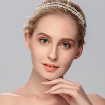 Wedding Hair Hoop Rhinestone Headband
