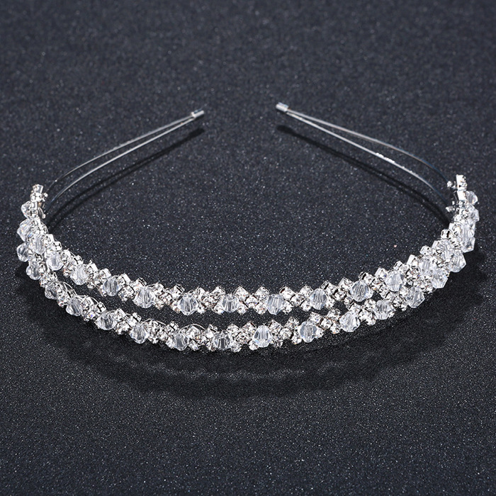 Wedding Hair Hoop Rhinestone Headband