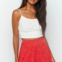  Floral Mini Skirt