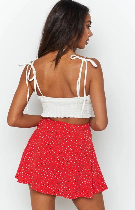 Floral Mini Skirt