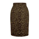 Green Small High Waist Printed A-Line Skirt