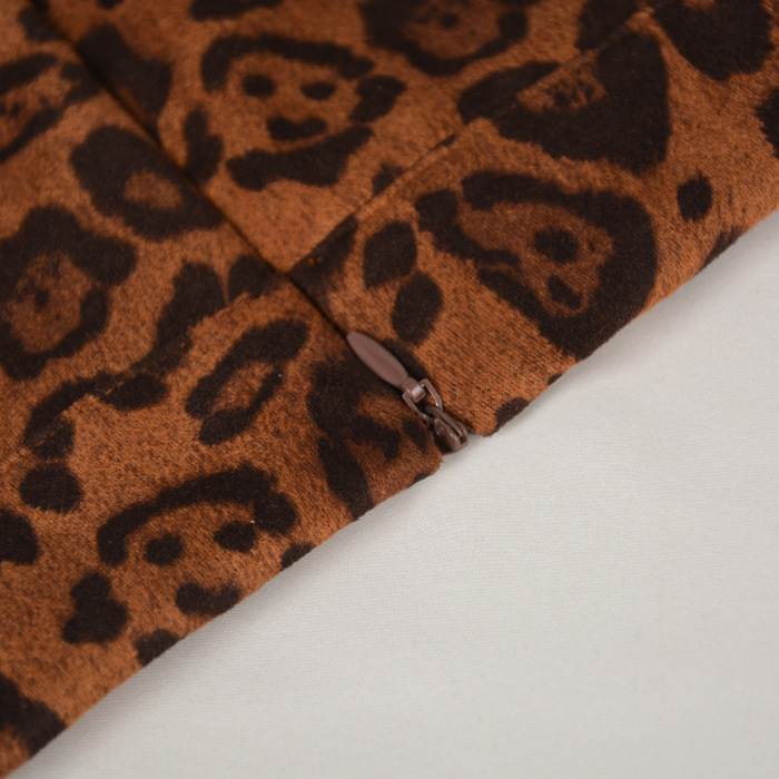 High Waist Printed A-Line Skirt