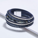  Boho Leather Wrap Multi-Layer Bracelet