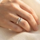  s925 Silver Hugging Ring