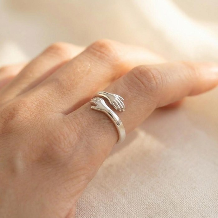 s925 Silver Hugging Ring