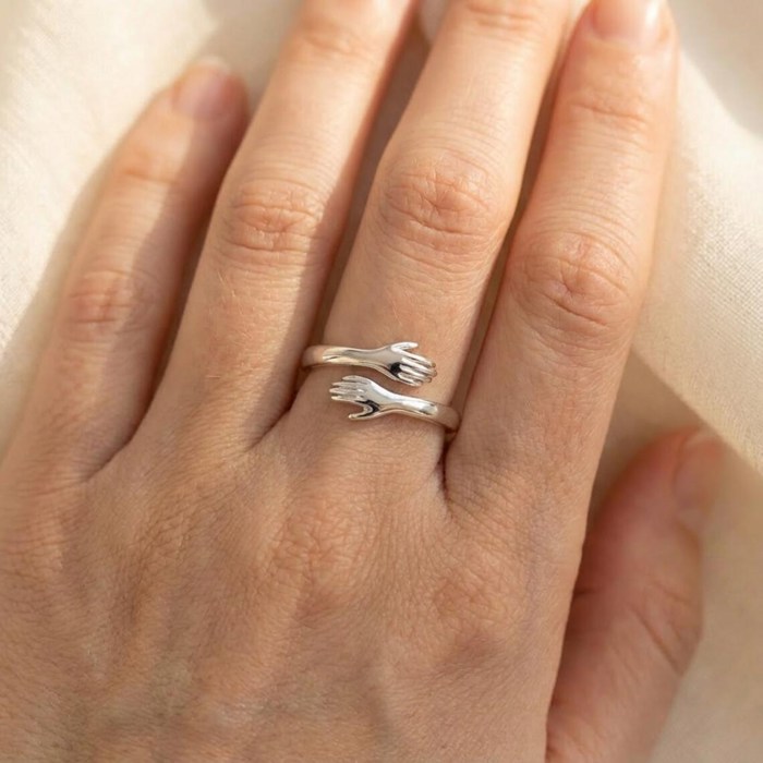 s925 Silver Hugging Ring