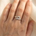  s925 Silver Hugging Ring