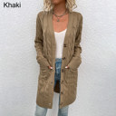  Twist Knitted Cardigan Sweater