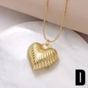D Elegant Heart Necklace