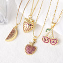  Gold Plated Fruit Necklace