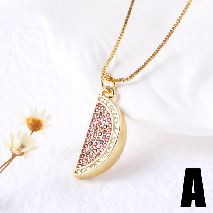 Gold Plated Fruit Necklace