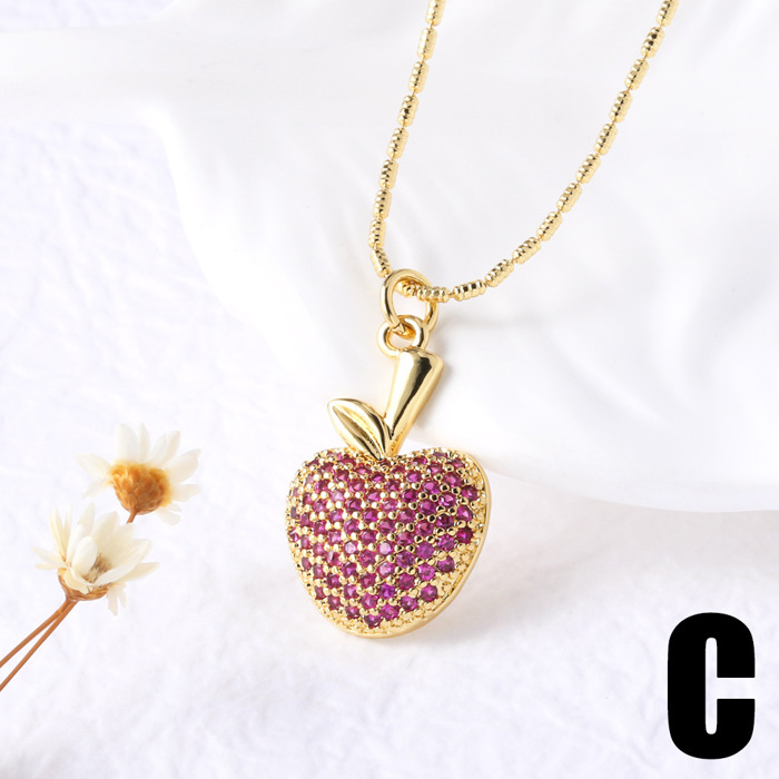 Gold Plated Fruit Necklace