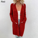  Twist Knitted Cardigan Sweater