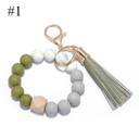 #1 Silicone Key Ring Bracelets Wristlet