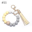 #11 Silicone Key Ring Bracelets Wristlet