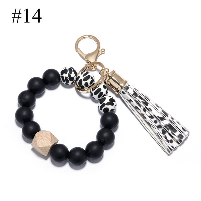 Silicone Key Ring Bracelets Wristlet