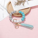  Silicone Key Ring Bracelets Wristlet