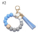 #2 Silicone Key Ring Bracelets Wristlet