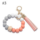 #3 Silicone Key Ring Bracelets Wristlet