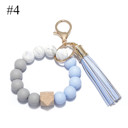 #4 Silicone Key Ring Bracelets Wristlet