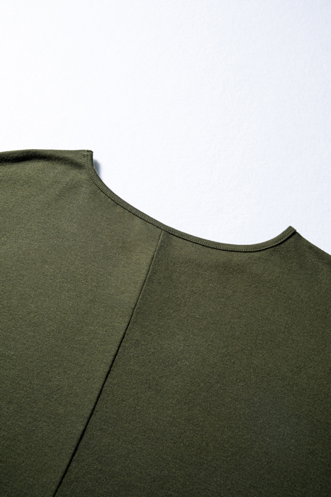 Green Extended Cuffs Long Sleeve Top