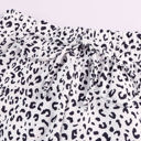 XL White Comfy Leopard Joggers