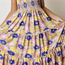  Girls Leilani Lavender Floral Tiered Summer Maxi Dress
