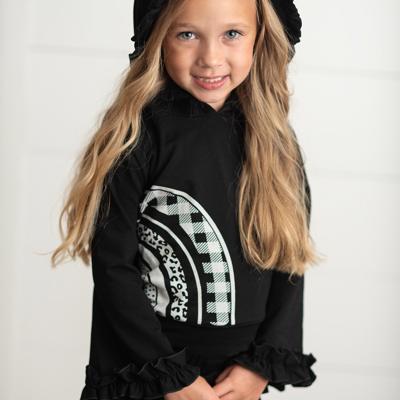 Black Rainbow Hooded Set