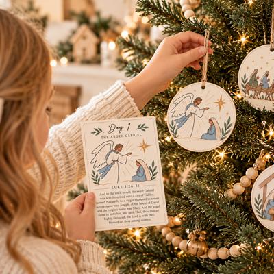Nativity 12 Days of Christmas Countdown Digital Download