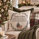 Christmas In Heaven, Holiday Remembrance Pillow, Grief Christmas Pillow, Remembrance Chair