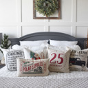  Christmas Pillow Cover Christmas Pillows Plaid Christmas Christmas Tree Merry Christmas Pillow Farmhouse Christmas