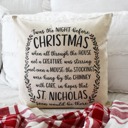 Twas The Night Before Christmas Christmas Pillow Cover Christmas Pillows Plaid Christmas Christmas Tree Merry Christmas Pillow Farmhouse Christmas